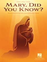 Mary, did you Know? piano sheet music cover